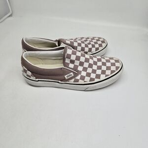 Vans Slip On Checkerboard Sneakers Size 8 B15